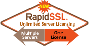 RapidSSL Wildcard SSL Certificates Now Come With Unlimited Web Server Licensing