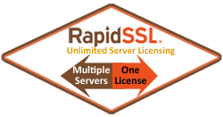 A RapidSSL 
Certificate Now Comes With Unlimited Server Licensing