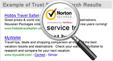 Norton Secured Seal in Search Results