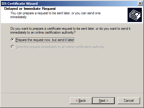 Certificate Signing Request (CSR) For Microsoft Outlook Web Access - 3 