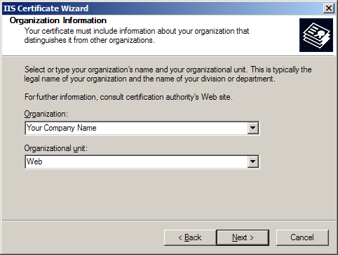 Certificate Signing Request (CSR) For Microsoft Outlook Web Access - 5